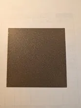 Crinkle Buckskin metal roof sample — click to enlarge